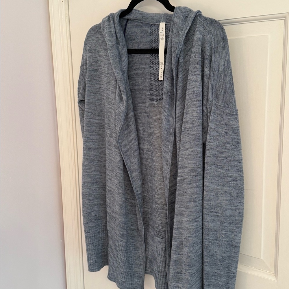 lululemon athletica Heathered Blue Cardigan